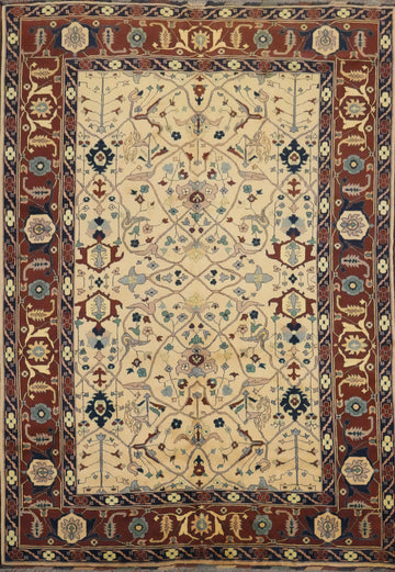 Vegetable Dye Wool Ziegler Oriental Area Rug 10x12