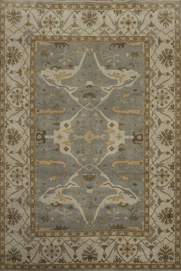 Handmade Oushak Indian Large Rug 10x14