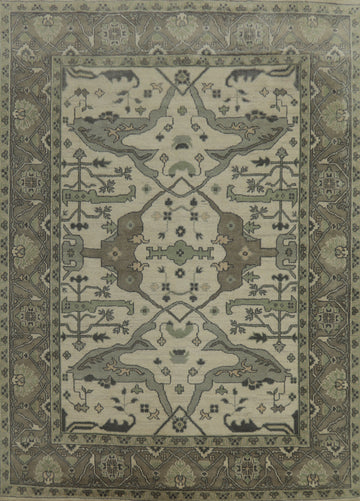 Handmade Wool Oushak Indian Area Rug 8x10