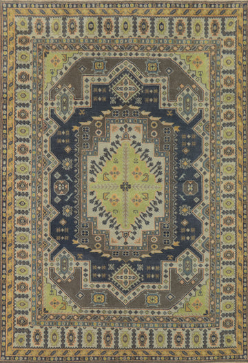 Handmade Wool Kazak Indian Area Rug 9x12