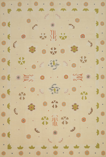 Flat Weave Kilim Durrie Nomad Area Rug 9x12