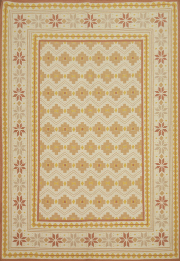 Flat Weave Kilim Durrie Nomad Area Rug 9x12