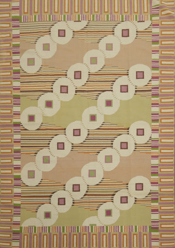 Flat Weave Kilim Durrie Nomad Area Rug 9x12