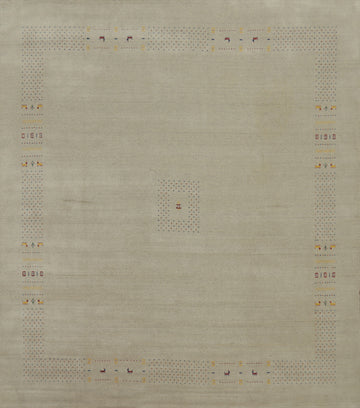 Tribal Gabbeh Square Area Rug 12x12