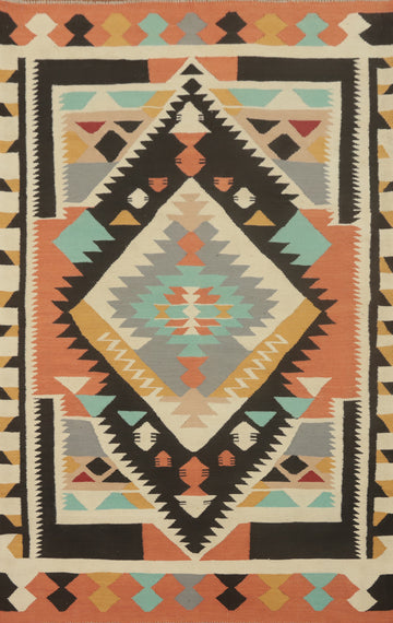 Tribal Kilim Wool Oriental Area Rug 5x8