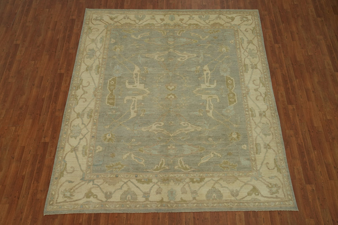Handmade Wool Oushak Turkish Area Rug 8x10