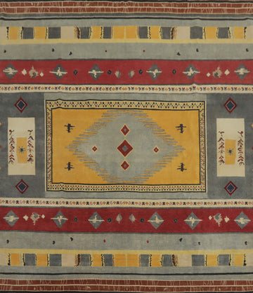 Square Wool Gabbeh Vegetable Dye Large Rug 12x12