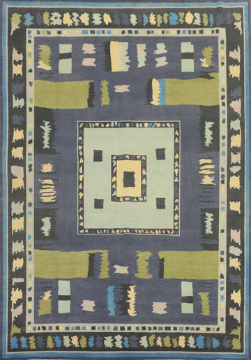 Vegetable Dye Wool Gabbeh Turkish Large Rug 11x14