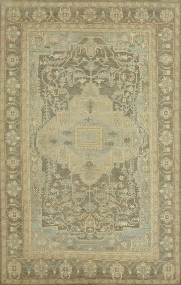 Vegetable Dye Wool Oushak Turkish Large Rug 10x14