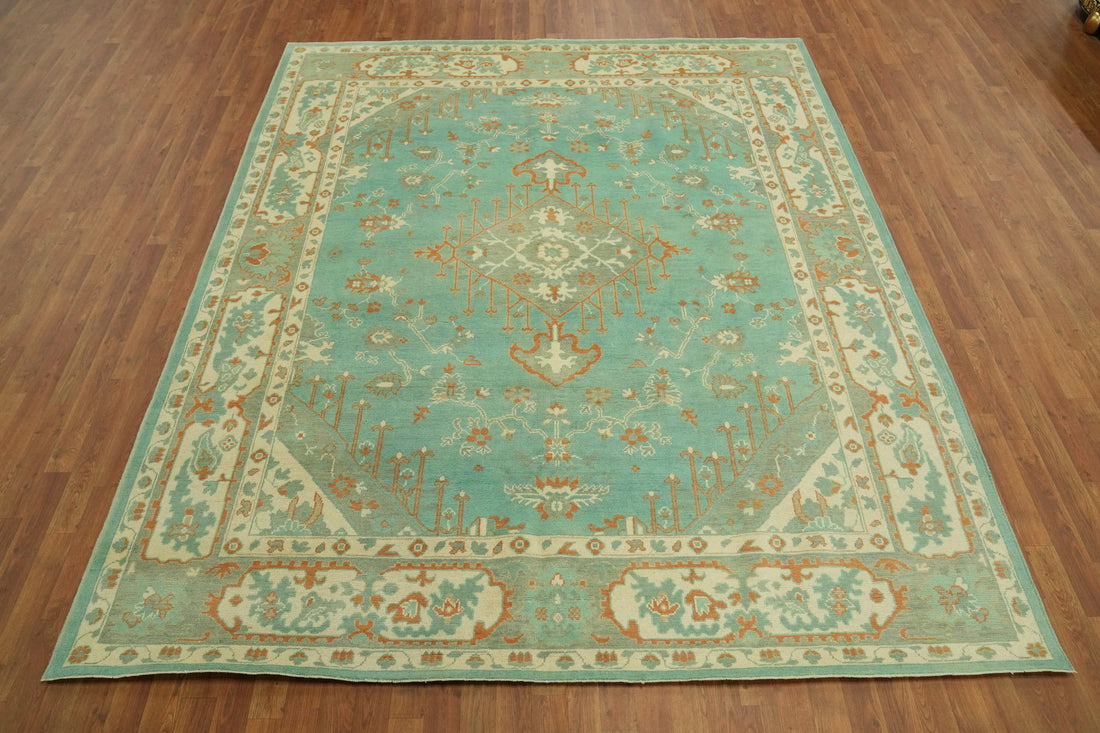 Handmade Wool Oushak Turkish Area Rug 8x10