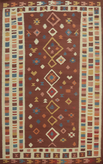 Geometric Kilim Oriental Area Rug 9x13
