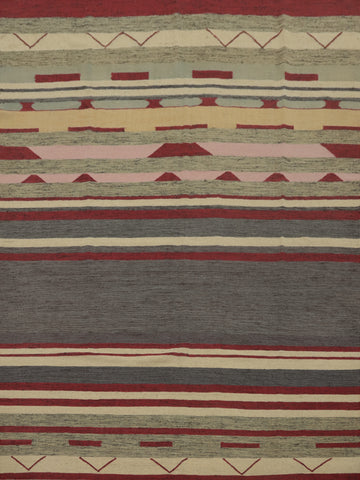 Striped Geometric Kilim Oriental Area Rug 8x10