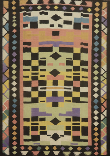Colorful Tribal Kilim Oriental Area Rug 8x10