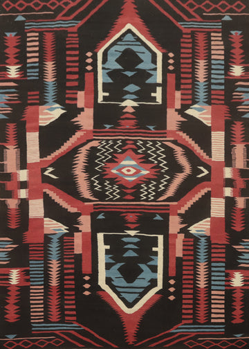 Flat Weave Wool Kilim Oriental Area Rug 8x10