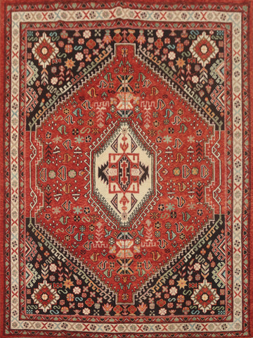 Vegetable Dye Shiraz Afghan Area Rug 8x10