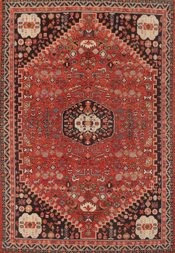 Vegetable Dye Shiraz Afghan Area Rug 8x11