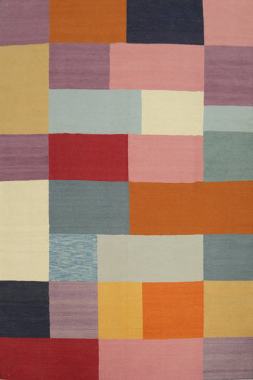 All-Over Geometric Kilim Modern Area Rug 8x10