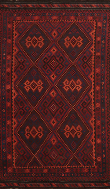 Vegetable Dye Wool Kilim Oriental Area Rug 9x15