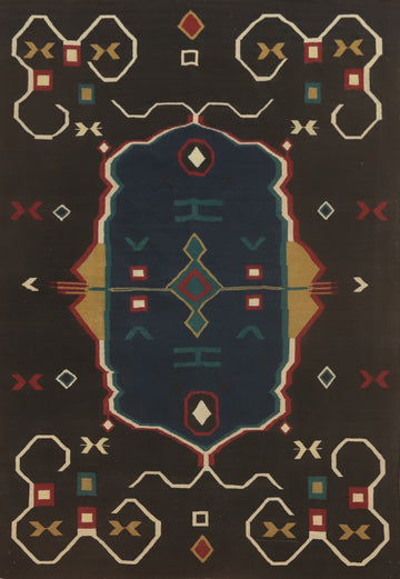 Geometric Kilim Oriental Area Rug 10x13