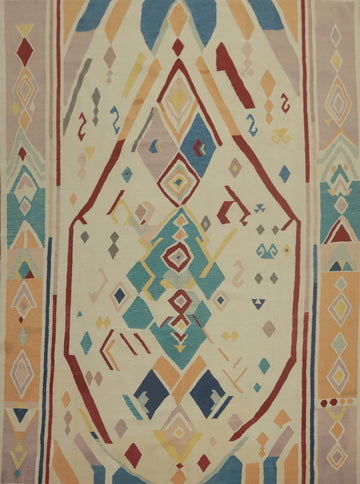 Geometric Kilim Oriental Area Rug 8x10