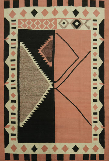 Flat Weave Wool Kilim Oriental Area Rug 8x10