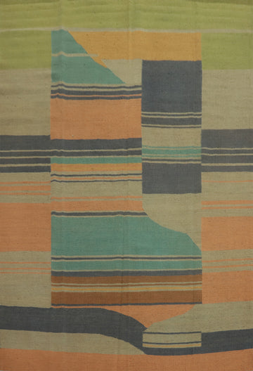 Vegetable Dye Kilim Oriental Area Rug 8x10