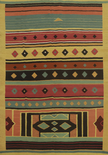 Geometric Kilim Oriental Area Rug 8x10