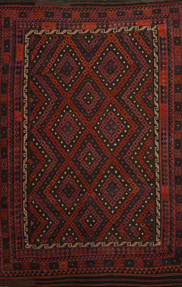 Vegetable Dye Kilim Oriental Area Rug 9x13