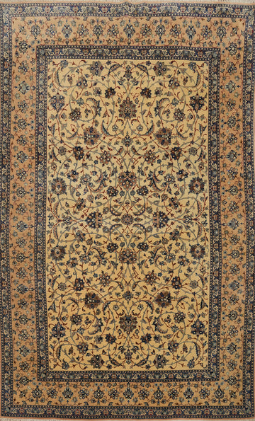 Vegetable Dye Masterpiece Isfahan Persian Area Rug 5x8
