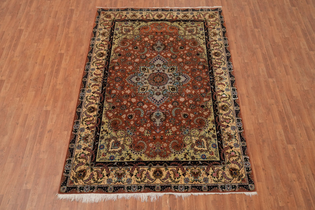 Vegetable Dye Tabriz Persian Area Rug 7x10