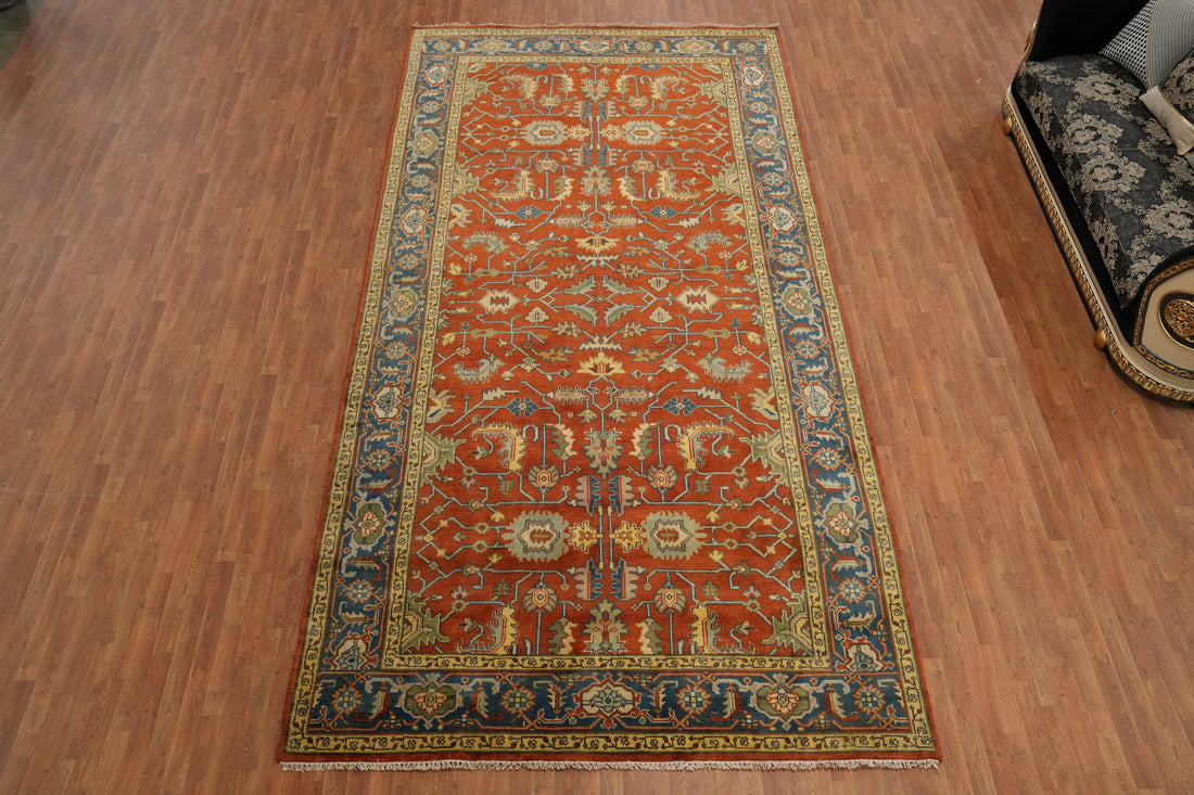 Handmade Floral Oushak Indian Large Rug 8x16