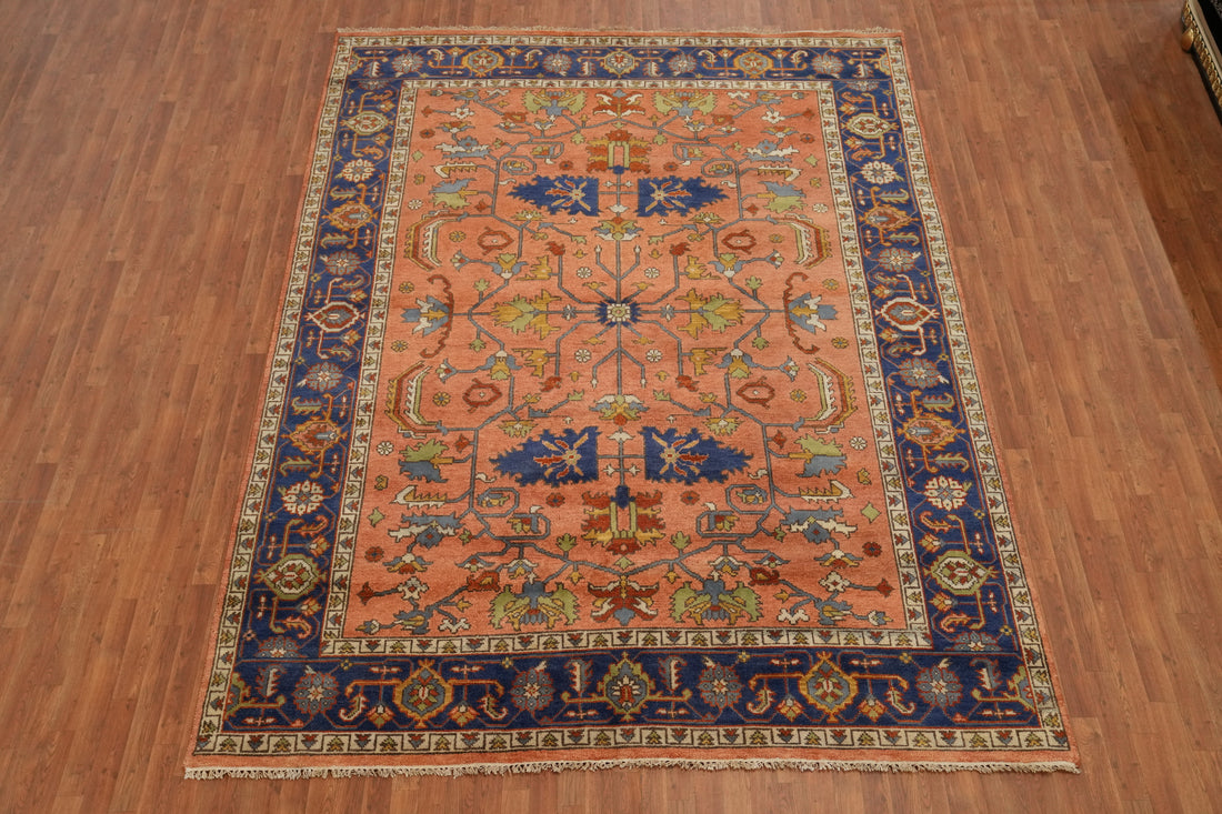 Handmade Wool Oushak Indian Area Rug 9x12