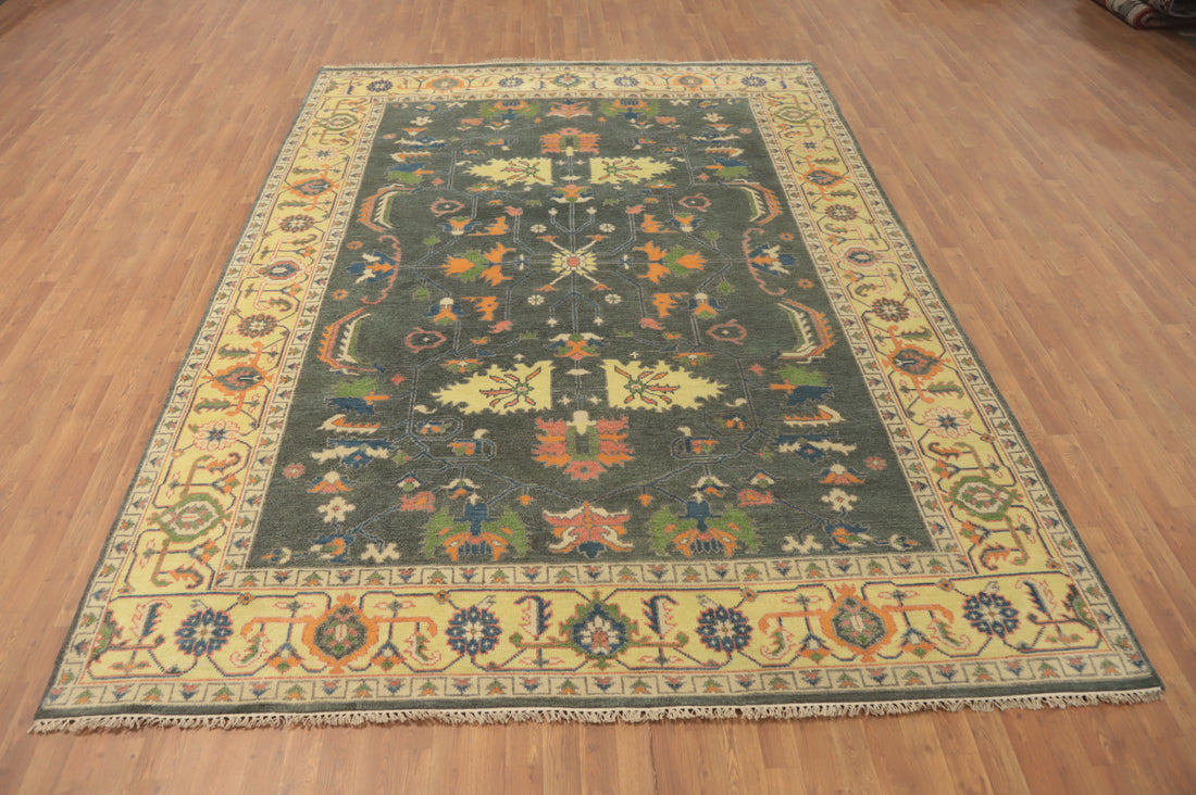 Handmade Oushak Indian Area Rug 9x12