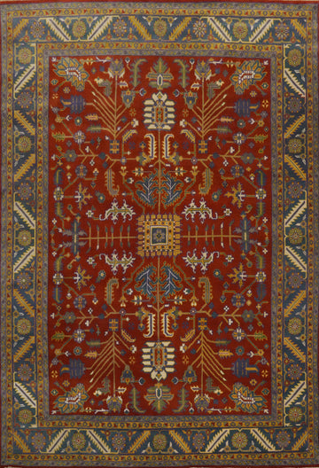 Handmade Wool Oushak Indian Large Rug 12x15