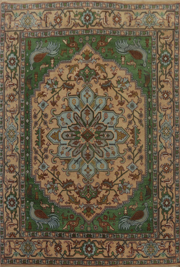 Animals Pictorial Ziegler Indian Area Rug 8x10