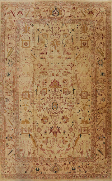 Vegetable Dye Agra Indian Large Rug 14x19