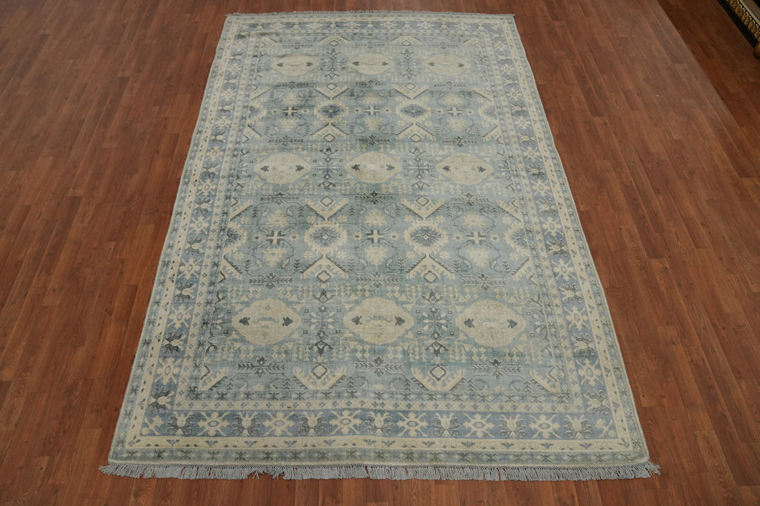 Handmade Oushak Living Room Area Rug 7x10