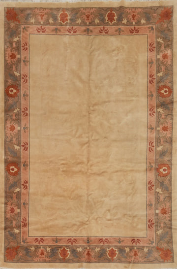 Vintage Wool Nepalese Handmade Large Rug 10x14