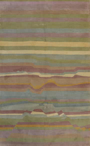 Vegetable Dye Gabbeh Room Size Area Rug 6x9