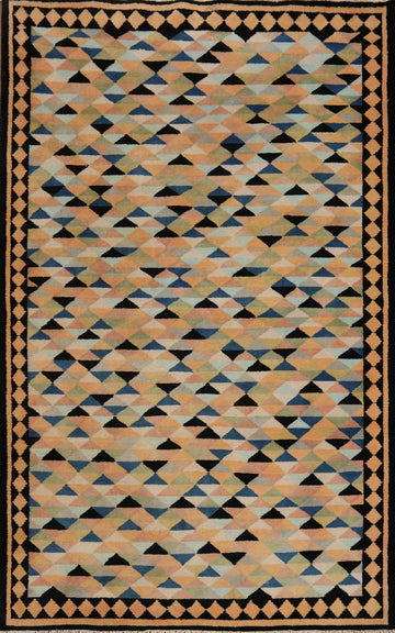 Vegetable Dye Gabbeh Room Size Area Rug 6x9