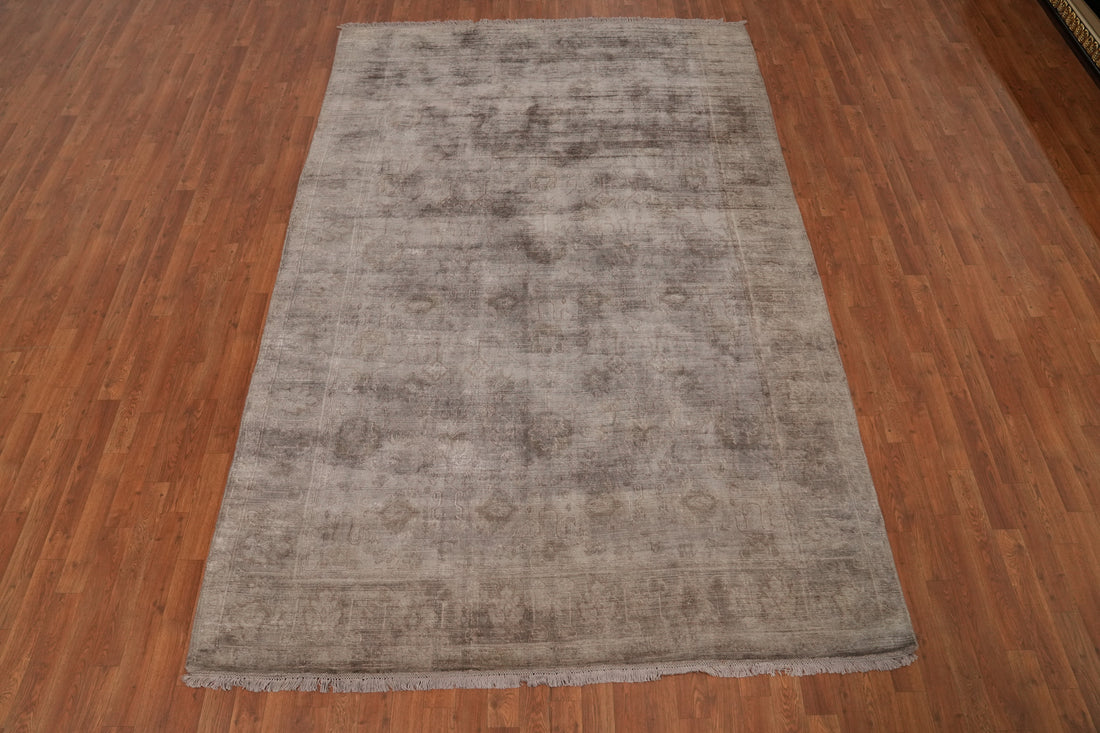 Handmade Oushak Living Room Area Rug 7x10