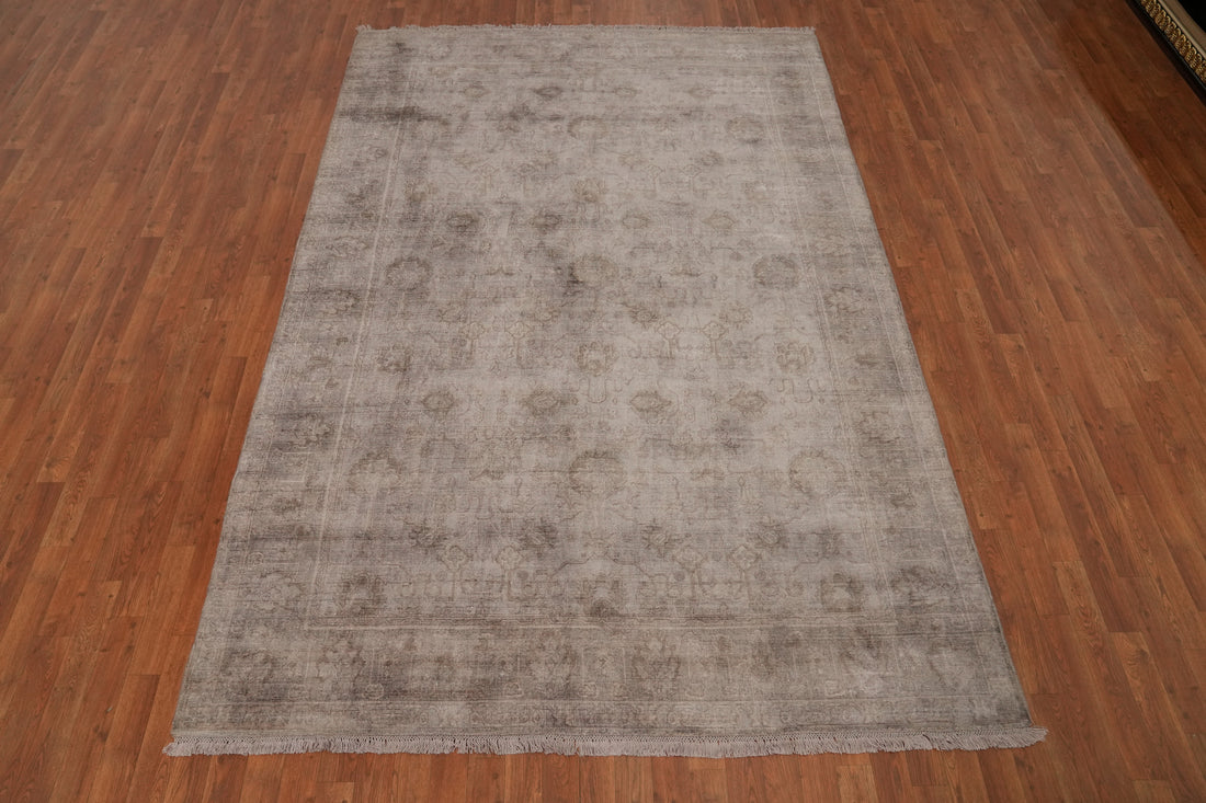 Handmade Oushak Living Room Area Rug 7x10