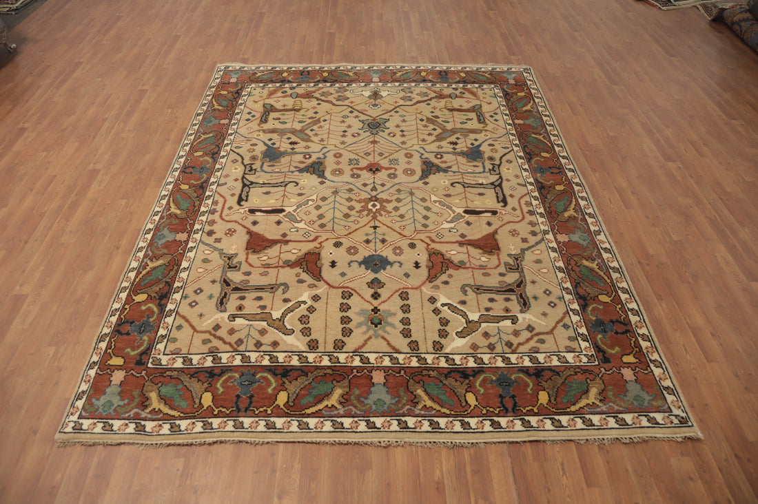 Handmade Wool Oushak Room Size Area Rug 8x10