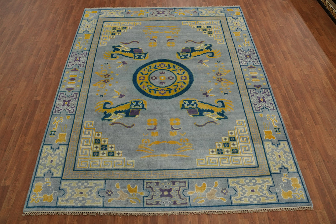 Handmade Wool Oushak Room Size Area Rug 8x10