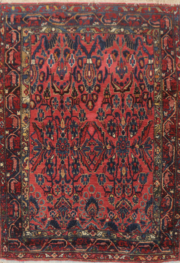 Antique Vegetable Dye Sultanabad Persian Rug 4x5