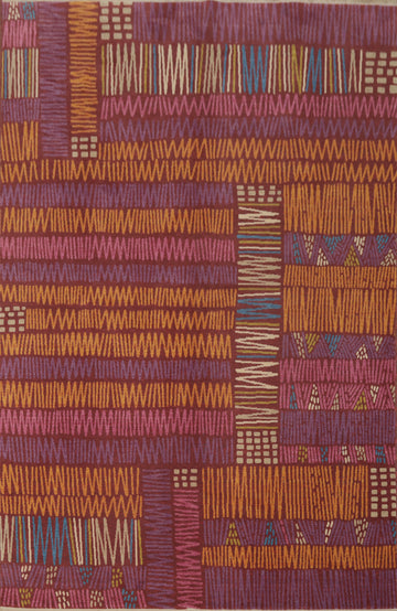 Geometric Gabbeh Living Room Area Rug 6x9