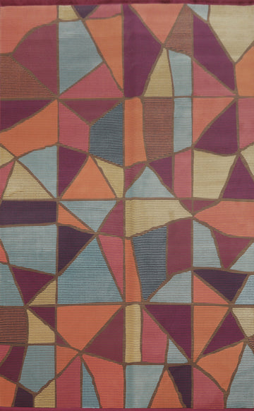Geometric Gabbeh Modern Area Rug 6x9