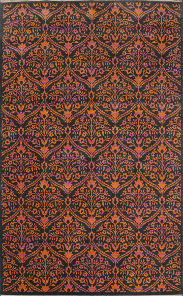 Floral Gabbeh Room Size Area Rug 6x9