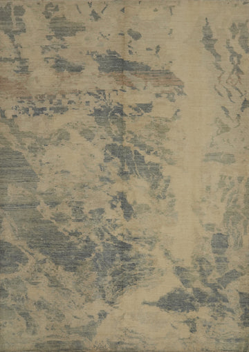 Vegetable Dye Abstract Living Room Area Rug 8x10