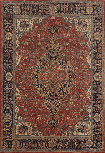 Vegetable Dye Sarouk Farahan Living Room Area Rug 8x10
